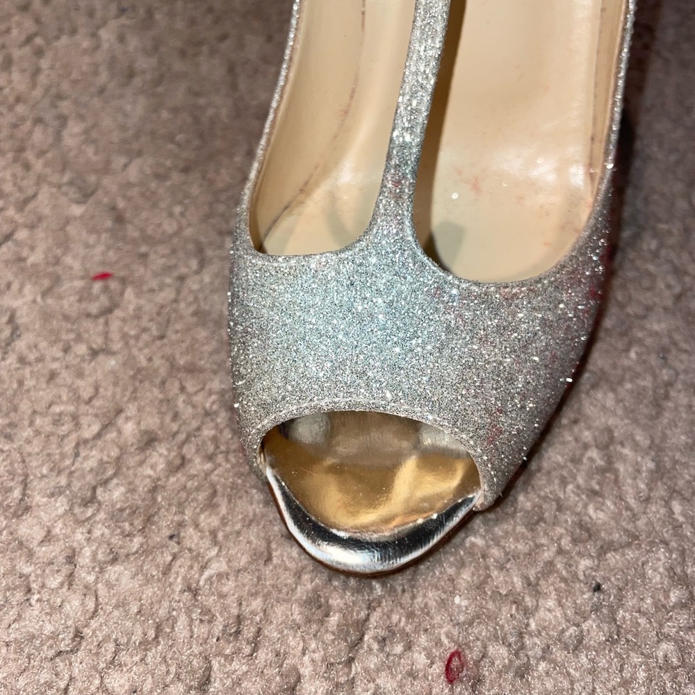 Christian Louboutin Talitha 100 Glitter mini/ specchio toe - Picture 11 of 14